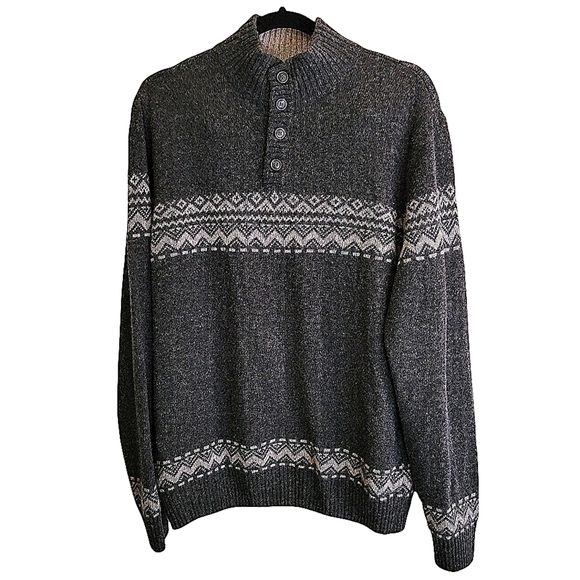 Daniele Blasi Men's Wool Charcoal Sweater Italy XL - Picture 1 of 13